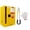 Yellow, variant on 16 Gallon Flammable Storage Cabinet, 35.5x18.11x18.11" Galvanized Steel, Red Fireproof Liquid Storage, Hazardous Storage Cabinets, Safety Cabinets with Adjustable Thickened Shelf for Home Garage