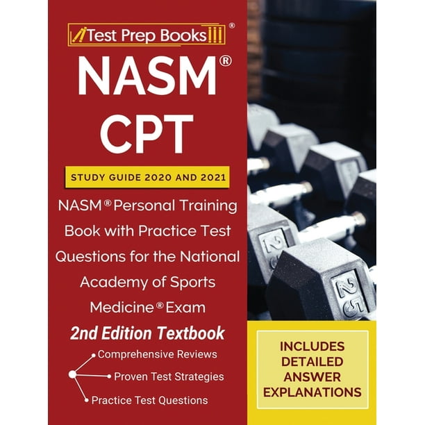 NASM CPT Study Guide 2020 and 2021 NASM Personal Training Book with