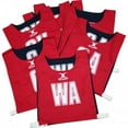 thumbnail image 1 of Gilbert Red/Navy Reversible Netball Bibs, 1 of 1