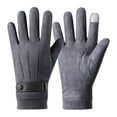 thumbnail image 2 of Winter Gloves for Women, Women' s Winter Thermal Touchscreen Gloves, Fuzzy Gloves Women, Adjustable Strap for Secure Fit, Ideal for Cold-Weather Outings, Commutes & Daily Errands, 2 of 7