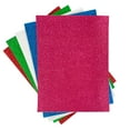 thumbnail image 5 of Hello Hobby 9" x 12" Adhesive Glitter Foam Sheets for Crafts, 5 Assorted Colors, 5Pc, 5 of 11