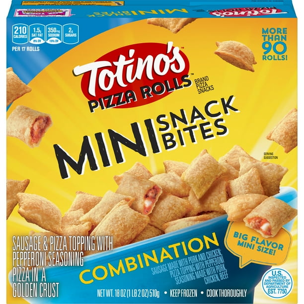 Totino's Combination Pizza Roll Mini Snack Bites