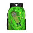 thumbnail image 2 of Rick And Morty Anime Backpack Travel Bag 3d Printing Casual Daypack Multifunctional Backpack, 2 of 8