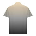 thumbnail image 4 of Men's Gradient Polo Shirt Turndown Collar Short Sleeve Slim Fit Casual Fashion Top, 4 of 6