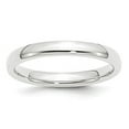 thumbnail image 6 of Platinum 3mm Comfort-Fit Wedding Band Ring Size 9.5, 6 of 6