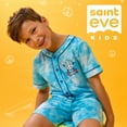 thumbnail image 6 of Saint Eve Kids Boys Pajamas, 2 Piece PJ Set Button Down Sport Jersey with Shorts - Grey Pinstripe, 6 of 6