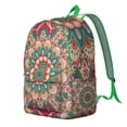 thumbnail image 2 of Functional Fashion Boho Mandala Floral Backpack, Large Capacity Bookbag for School College with Laptop Sleeve, Everyday Use, Ideal Gift, 2 of 5