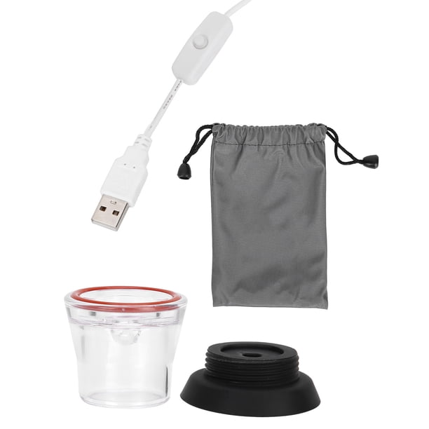 Bomba de aire eléctrica, Mini bomba de vacío automática USB Bombas de vacío domésticas portátiles para almacenamiento de ropa Viajes y acampar al aire libre bolsas de Higoodz Aparato