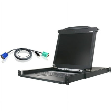 16PORT 17IN LCD KVM BUNDLE W/ 16 USB CABLES