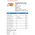 thumbnail image 2 of Front Right Parking Light Assembly - Compatible with 1994 - 1997 Honda Accord 1995 1996, 2 of 2