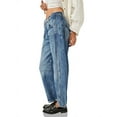 thumbnail image 4 of Middle Waist Women Loose Casual Pants Denim Jeans Harem Trousers, 4 of 4