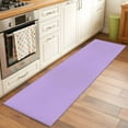 thumbnail image 3 of Purple Large Area Rugs for Bedroom Living Room, Soft Non Slip Carpet Bedside Rug, Modern Pure Lavender Purple Rectangular Floor Cover Kitchen Accent Rug 2'x6' for Dining Room/Office, 3 of 9
