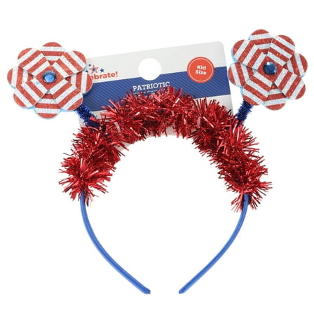 Way to Celebrate Americana Pinwheel Head Bopper Headband, 1 Piece