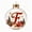 F, variant on Christmas Letter Ball Ornament, Clear Bauble with Acrylic Initial, Hanging Xmas Tree Decoration for Winter Wedding Mantel Stairway