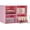 4pack-Pink, variant on PETGLE 10 Pack Small Clear Stackable Storage Drawers, Acrylic Bathroom Makeup Organizer, Plastic Storage Bins For Vanity, Undersink, Kitchen Cabinets, Pantry, Home Organization