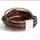 thumbnail image 2 of Pulsera de cuero Boho Brazalete Pulsera de cuero de cristal Pulsera magnética de múltiples hilos Pulsera bohemia Pulsera de cuero Brazalete Joyería para mujeres Adolescentes Niñas Esposa Madre, 2 of 5