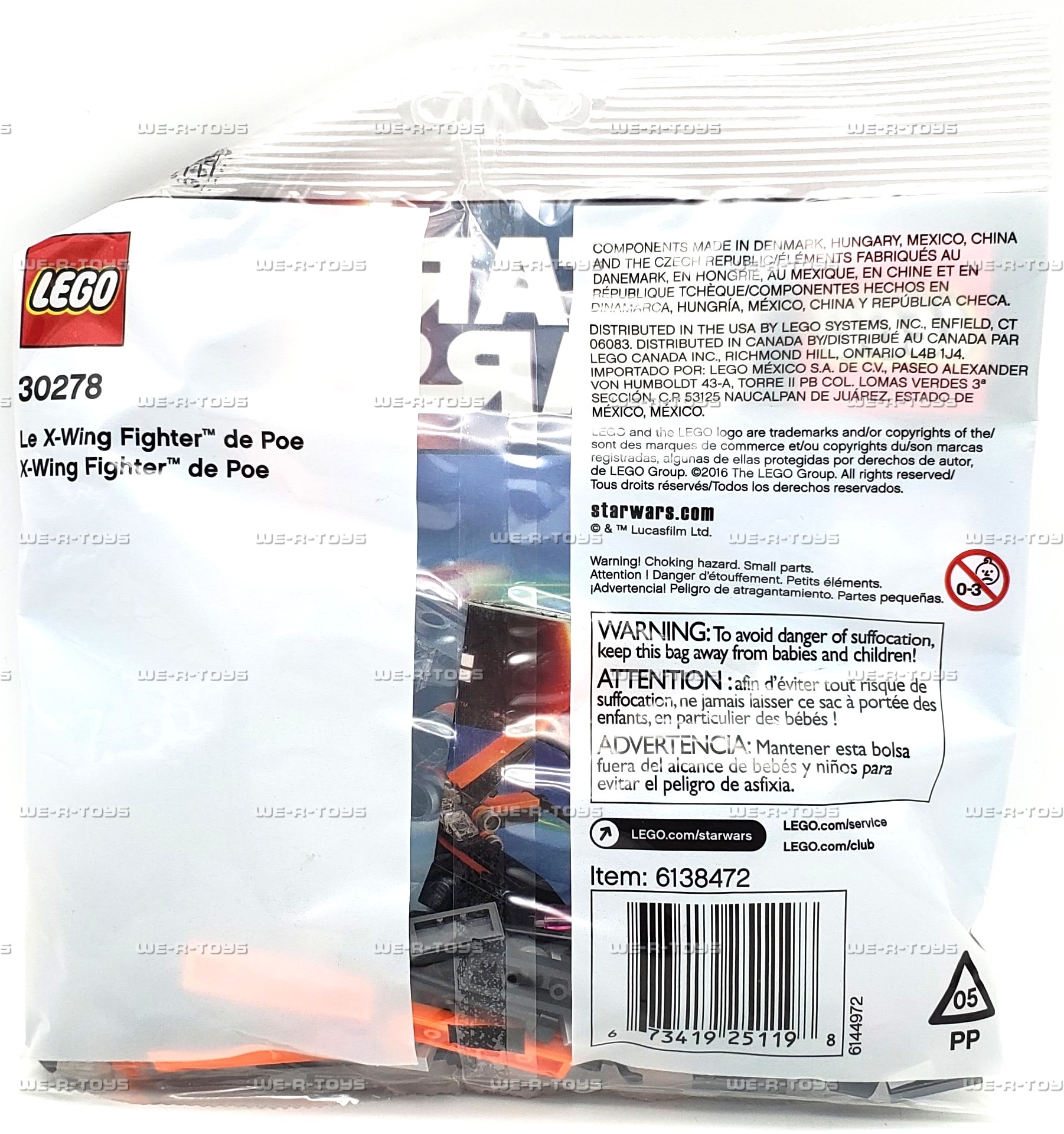 Star Wars Poe's X-Wing Fighter Set LEGO 30278 [Bagged]