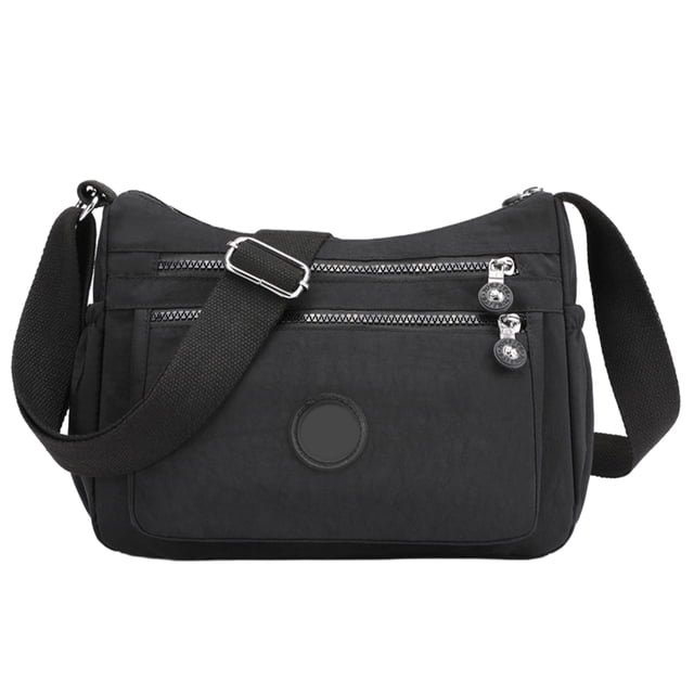 Bolso de mano para mujer, espacioso, con múltiples bolsillos, tipo bandolera, moderno, con asa superior