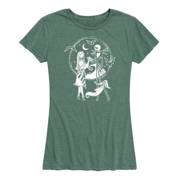 The Nightmare Before Christmas - Jack Sally Zero - Women's Short Sleeve Graphic T-Shirt