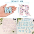 thumbnail image 2 of 52Pcs Cloth Letter Self Adhesive Patch Embroidery Letter Patch Sticker Customized Alphabet Embroidered Sticker for Bag DIY, 2 of 10
