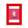 thumbnail image 1 of Shudder Tremble Alm Hand Tension Strain Picture Display Art Red Photo Frame, 1 of 4