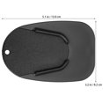 thumbnail image 3 of 1 Pc Motorcycle Side Stand Pad Motorbike Kickstand Support Kickstand Foot Pad, 3 of 8