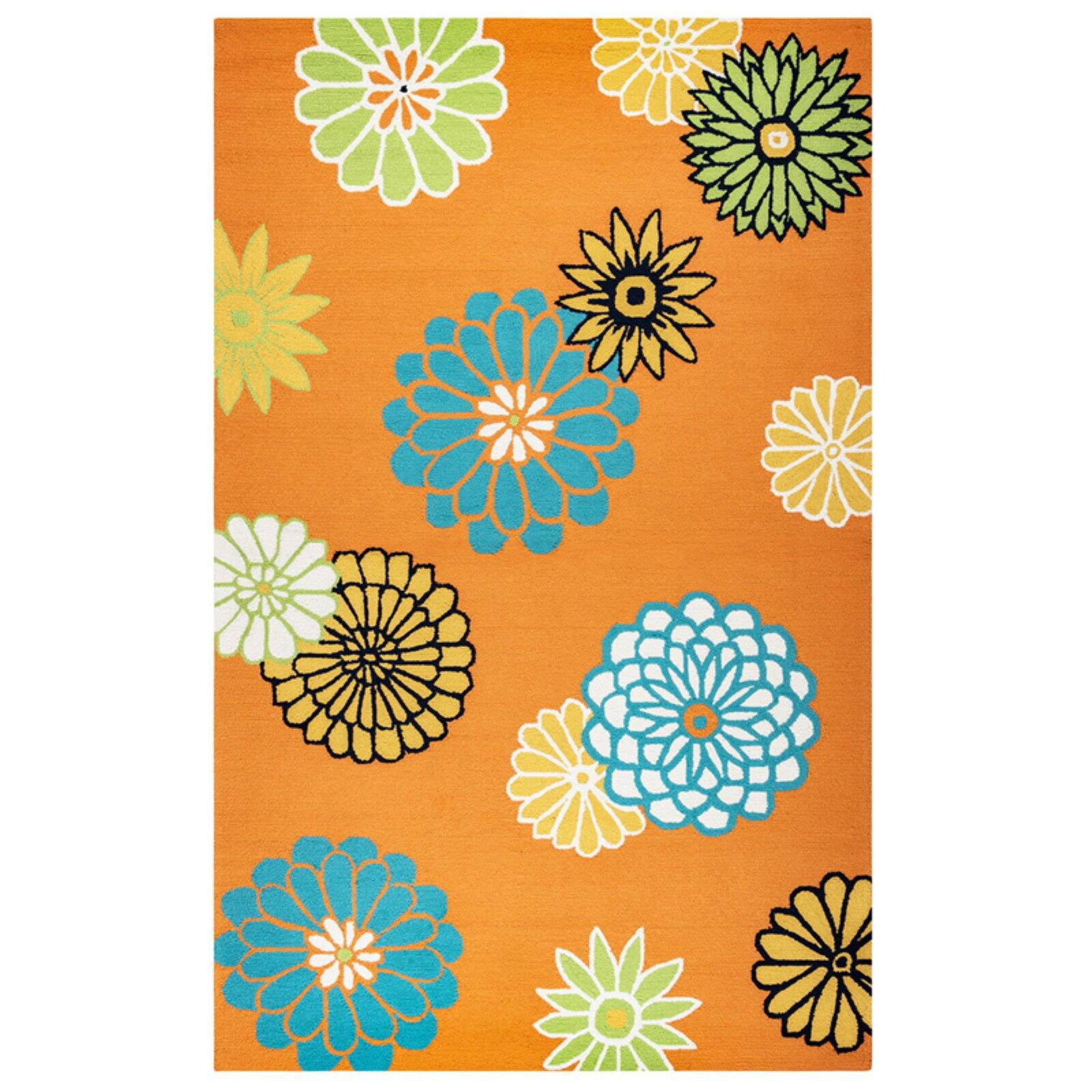 Rizzy Home Azzura Hill Ah9973 00 / Orange Area Rug 2 Feet 6 Inches x 8