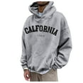 thumbnail image 1 of Gibobby Sudaderas hombre Sudadera con Capucha de Forro Polar Chaqueta con Forro para Hombre(Gris,XG), 1 of 5