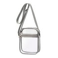 thumbnail image 2 of SeekLGTStadium Approved Clear Crossbody Bag Transparent PVC Purse with Adjustable Strap and Front Pocket for Concerts Festivals and Travel, 2 of 4