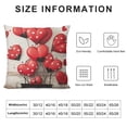 thumbnail image 5 of BANET H Valentines , Red, Quote Cute Throw Covers for Bed Living Room Sofa Couch Decorative Decor Gift 18x18in, 5 of 5