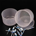 thumbnail image 3 of Seitruly Caja de almacenamiento para cabezal de pulido de uñas, 2 piezas, esterilizador de plástico poroso de alta capacidad para Bolsas de maquillaje, 3 of 6