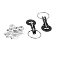 thumbnail image 4 of ETHZZLE Universal Aluminum Alloy Car Hood Bonnet Lock Pulling Type Replacement Accessory in Black for Engine, 4 of 8