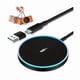 thumbnail image 1 of Chenchen Wireless Charger 15W Max Magnetic Fast Charging Pad Mat for iPhone 17 16 15 14 13 12 11 Pro Max/Mini/Plus/XR/X/8, Galaxy S23/S22/S21/S20/S10/Buds, Case Friendly, Black, 1 of 1