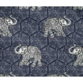 thumbnail image 4 of oneOone Cotton Flex Fabric Elephant Block Decor Fabric Printed BTY 40 Inch Wide, 4 of 4