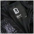 thumbnail image 3 of BRANDIT INDIVIDUAL WEAR Adult Male Fleece Full Zip Jacket, Color: Black Gray Ch, Size: XL, 3 of 6