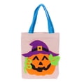 thumbnail image 1 of Bolsa De Asas, Colores Brillantes, Bolsa De Dulces De Vacaciones Para Niños, Para Fiestas, Disfraces, Para Niñas, Para Niños, Para Fiestas De Niños, Bolsas De Dulces ZAQW Gorro Morado Beige Calabaza, 1 of 8