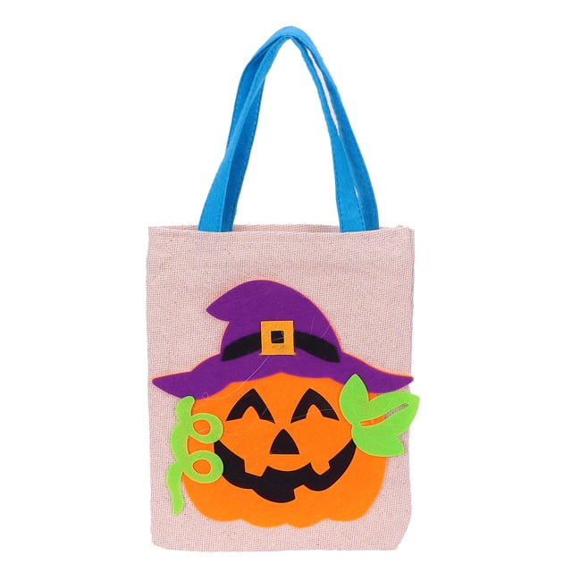 Bolsa De Asas, Colores Brillantes, Bolsa De Dulces De Vacaciones Para Niños, Para Fiestas, Disfraces, Para Niñas, Para Niños, Para Fiestas De Niños, Bolsas De Dulces ZAQW Gorro Morado Beige Calabaza