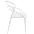thumbnail image 2 of Siesta ISP086-WHI Chaise de Salle à Manger Pia Blanche - Ensemble de 2, 2 of 10