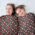 thumbnail image 5 of Dark Christmas Drink and Cookie Pattern Round Blanket,Comfortable Soft Flannel Throw Blanket,All Season,Warm Lightweight Blankets for Sofa Bed Couch Living Room Chair 47"x47", 5 of 5