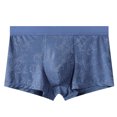 thumbnail image 5 of PBFRDSJ Man's Lace Boxer Briefs Mid Rise Soft Bulge Pouch Trunks Breathable Lightweight Seamless Underpants, 5 of 8