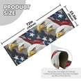 thumbnail image 5 of Yayeee Runner Rug for Bedroom 2'x6' Machine Washable Hallway Non Slip Mat, American Eagle Pattern, 5 of 8