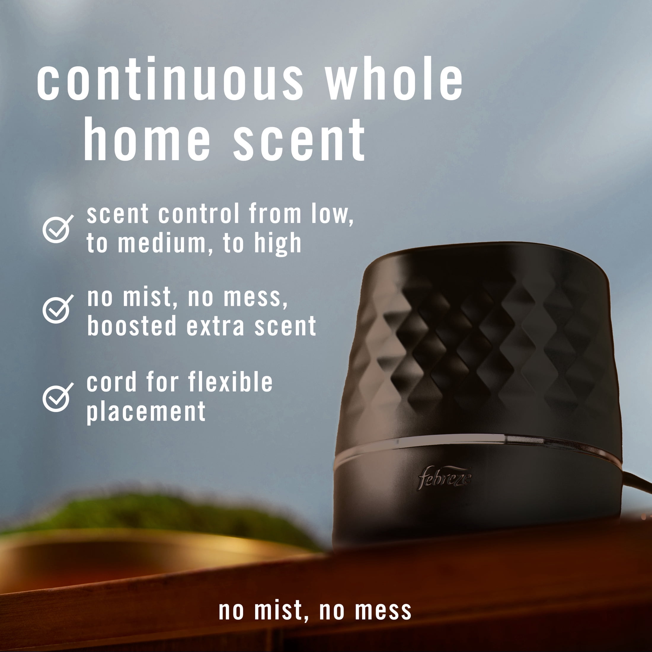 Febreze PLUG Scent Booster Starter Kit, Oil Diffuser+HawAloha Refill