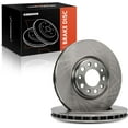 thumbnail image 6 of A-Premium 12.01 inch (305 mm) Front Vented Disc Brake Rotors Compatible with Select Jeep, Chrysler, Dodge and Fiat Models - Compass 2017-2022, Renegade 2015-2022, 200 2015-2017, Dart, 500X, 2-PC Set, 6 of 6