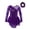 Purple, variant on TiaoBug Kids Girls Sequins Ballet Dance Dress And Headwear Set Long Sleeve Figure Skating Dress Performance Costume Royal Blue 10