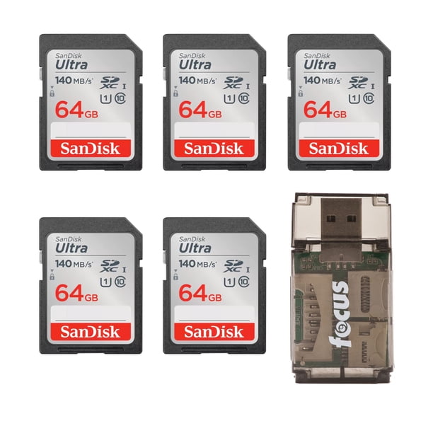 Sandisk Ultra SDXC 64GB 140MB/s UHS-I Lector de Tarjetas