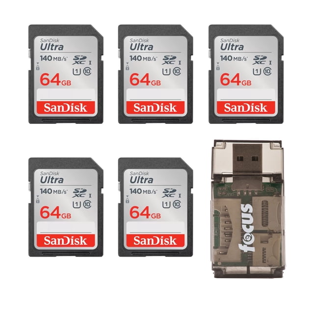 Sandisk Ultra SDXC 64GB 140MB/s UHS-I Lector de Tarjetas