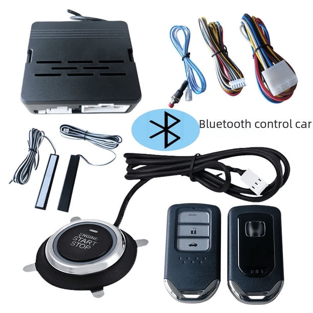 Dispositivo antirrobo para automóvil, control remoto, cambio a sistema de arranque con un solo clic, entrada sin llave, inducción, teléfono móvil, control Bluetooth del automóvil