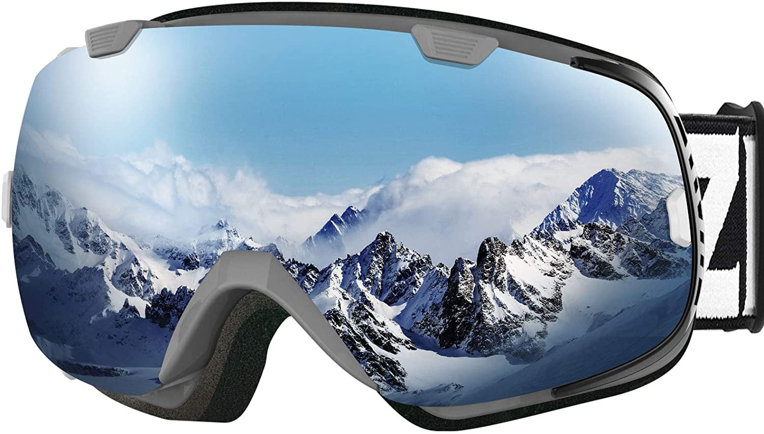 FQQF Occhiali Da Sci E Snowboard OTG Con Doppia Lente Sferica - Antiappannamento E Protezione UV