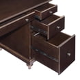 thumbnail image 6 of Crosley Furniture Palmetto Traditional Computer Rectangular Desk with Storage Drawer, Espresso, 6 of 10