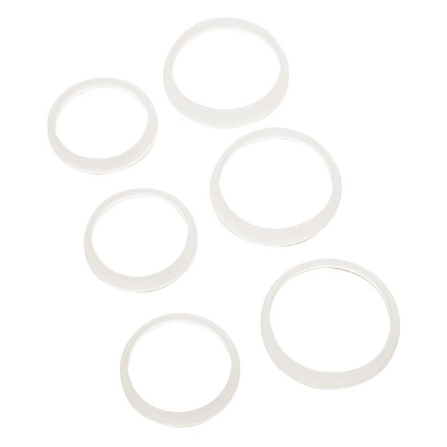 Arandelas para juntas deslizantes Plumb Pak Rubber, paquete de 6, color blanco